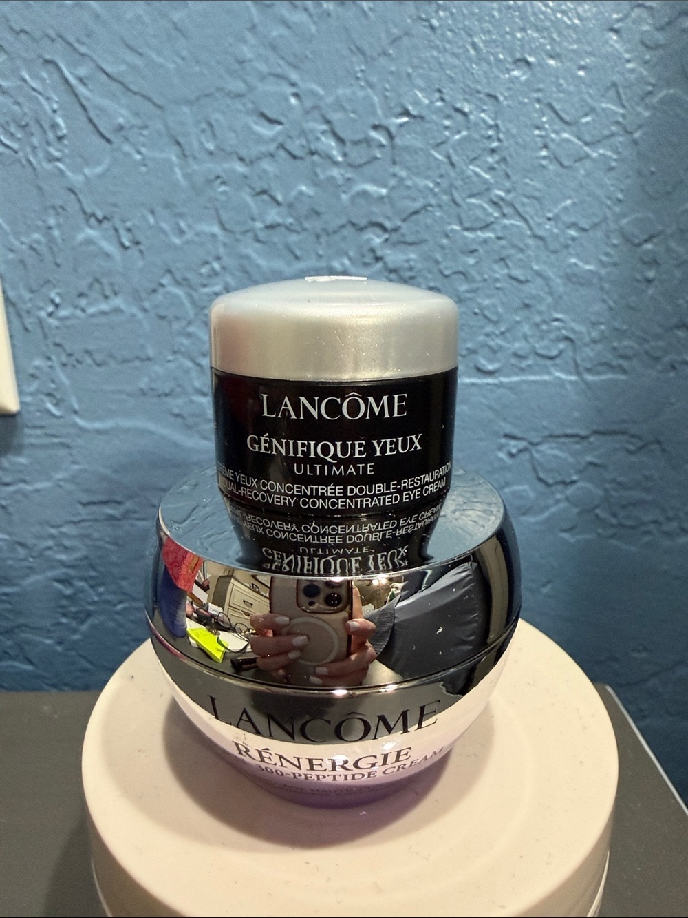 BRAND NEW Génifique Yeux Ultimate Eye Cream & Renergie peptide cream travel size